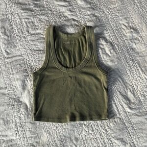 Abercrombie Everyday Soft Rib Crop Tank